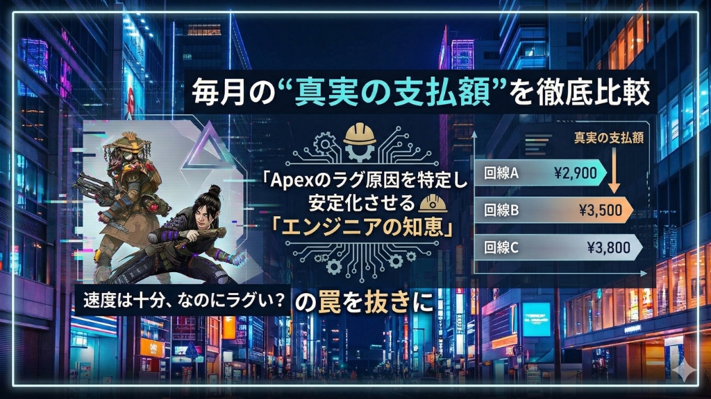 Apex ラグい 原因