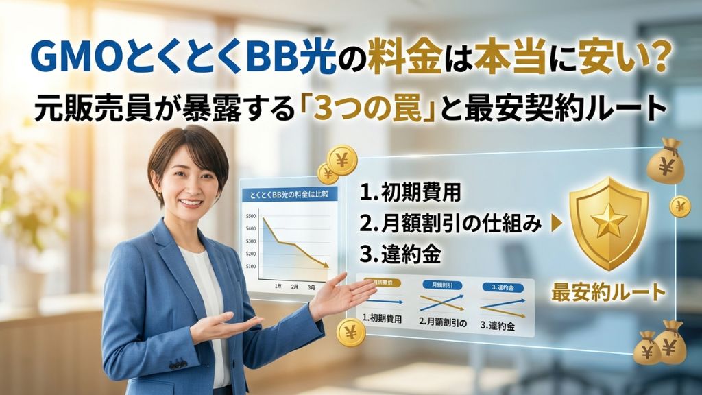 GMOとくとくBB光の料金は本当に安い？