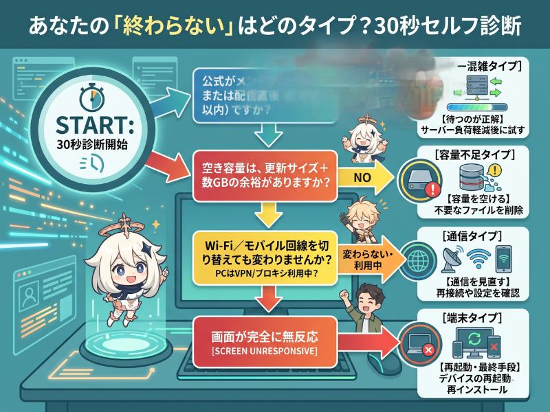 あなたの「終わらない」はどのタイプ？30秒セルフ診断