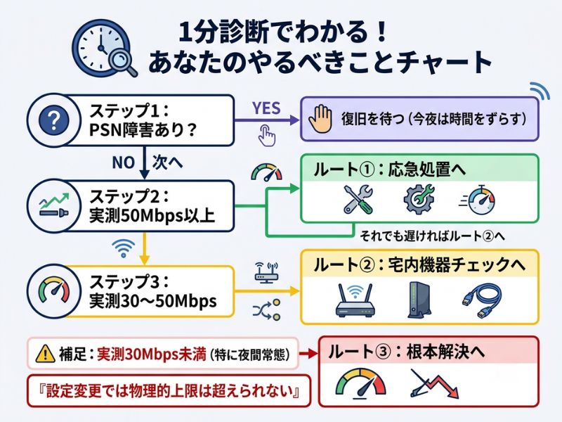 1分診断でわかる！あなたのやるべきことチャート